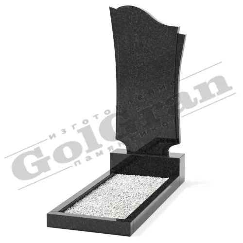Вертикальный (одиночный) памятник В67 из карельского гранита 